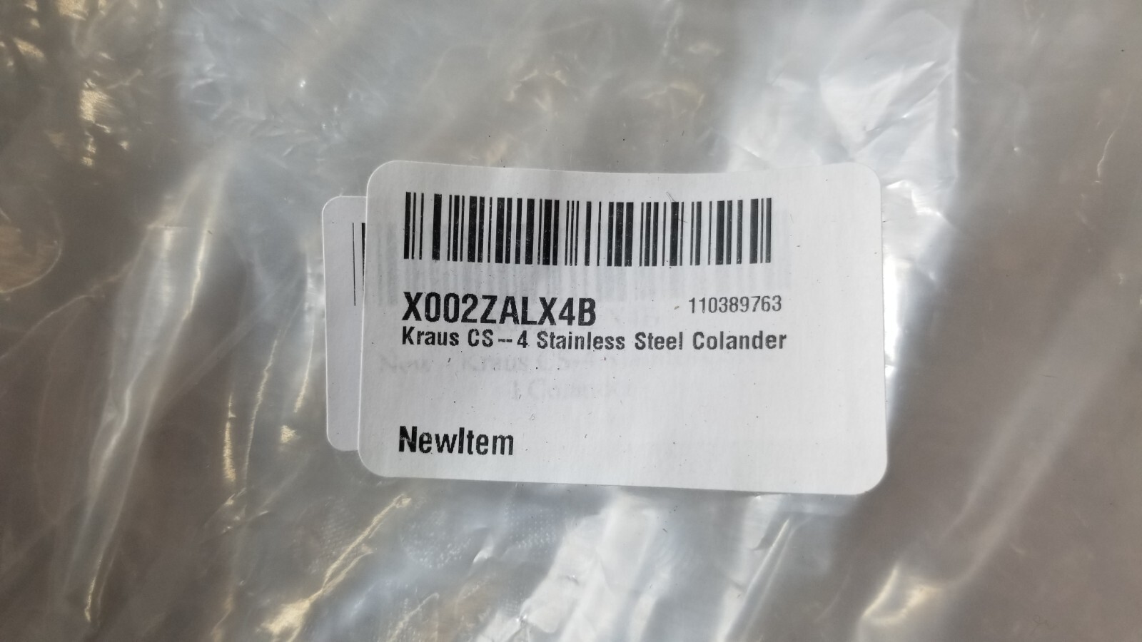 Kraus CS-4 Stainless Steel Colander