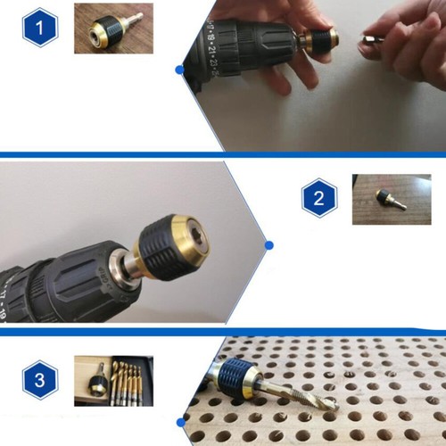 Schnellbohrfutter Winkelbohrfutter Elektrisches Handbohrfutter - Bild 5 von 12