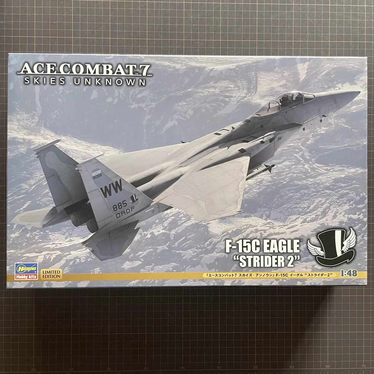 Hasegawa 1/48 ACE COMBAT 7 SKIES UNKNOWN F-15C EAGLE STRIDER 2 Model kit  SP566