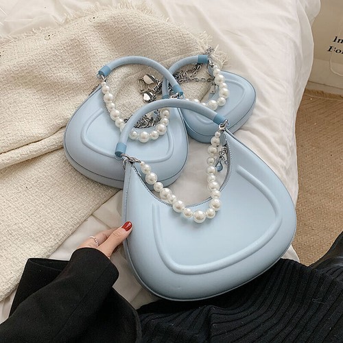 Tote Bag Women Handbag Pearl Necklace Lady Crossbody Bag Women's Shoulder Bag - 第 31/37 張圖片
