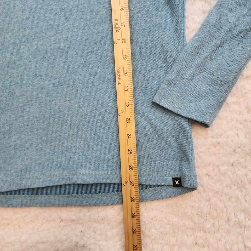 Hurley Buckle Henley Long Sleeve Mens S Ribbed Thermal Dexter Kill Shirt - Image 2 of 4