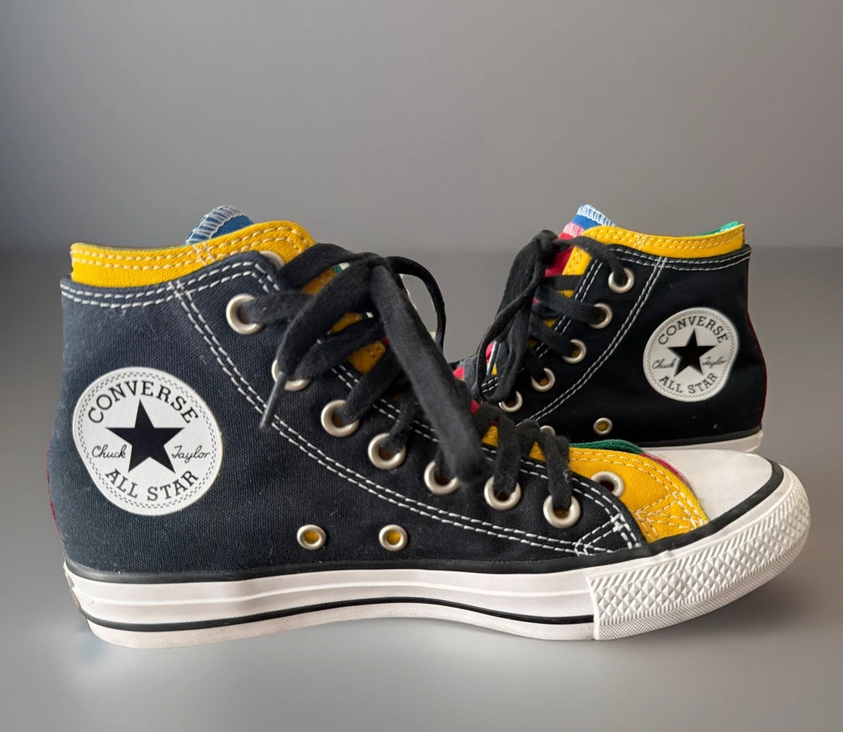 Converse Chuck Taylor All Star Double Upper High Black Multi for