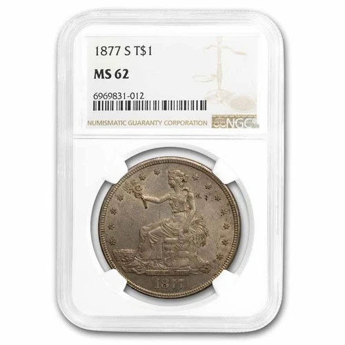 1877-S Trade Dollar MS-62 NGC