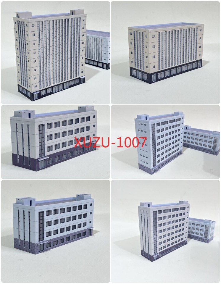 N Scale Building Model Railroad Layout Modern House Scene Display ...