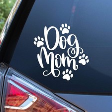 Sunset Graphics Decals Dog Mom Decal Vinyl Car Sticker Cars Trucks Vans W...