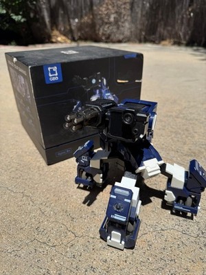 GJS GEIO Gaming Battle Robots BLUE  version AFPS BATTLE BOT VISUAL REC USED