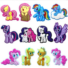 12pcs My Little Pony Shoe Charms Set Cute Cartoon Accessories for Crocs