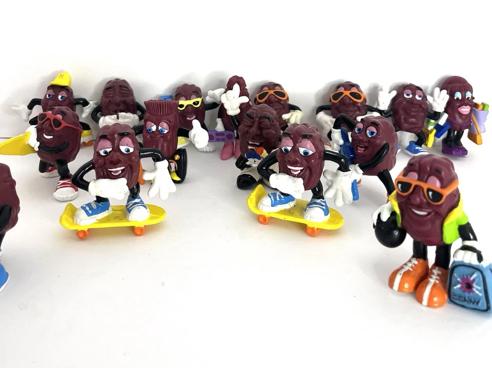 Lote 16 figuras vintage de pasas de California Foto 3 de 4