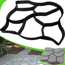 Walk Maker Reusable Concrete Path Maker Molds Stepping Stone Paver Lawn Patio...