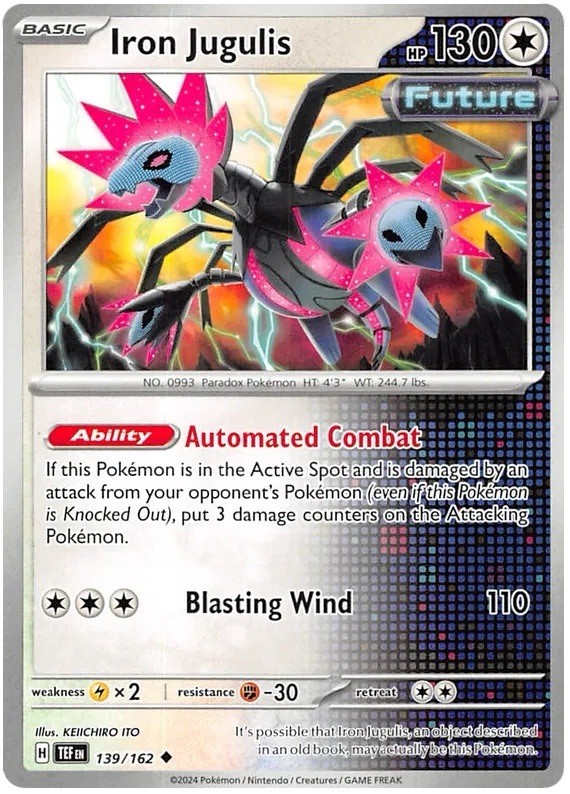 Iron Jugulis 139/162 SV05: Temporal Forces Regular Future Pokémon Card