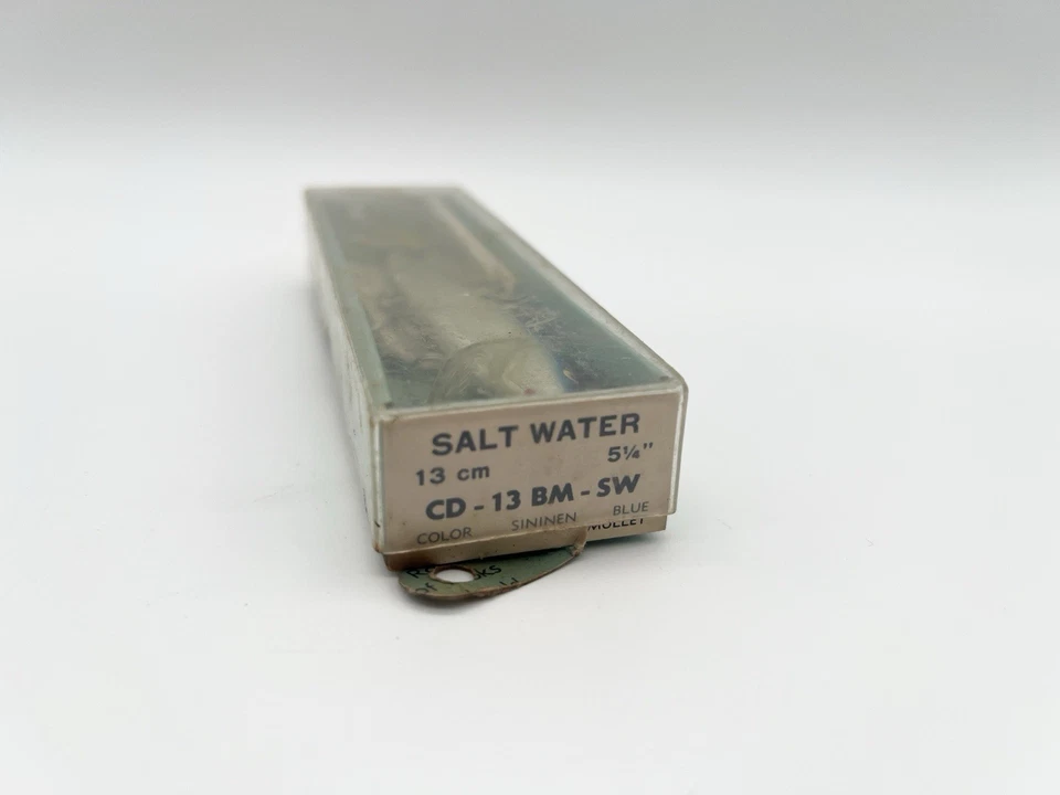 Señuelo de pesca vintage Rapala Wobbler hundimiento Minnow 5 1/4" azul Foto 2 de 4