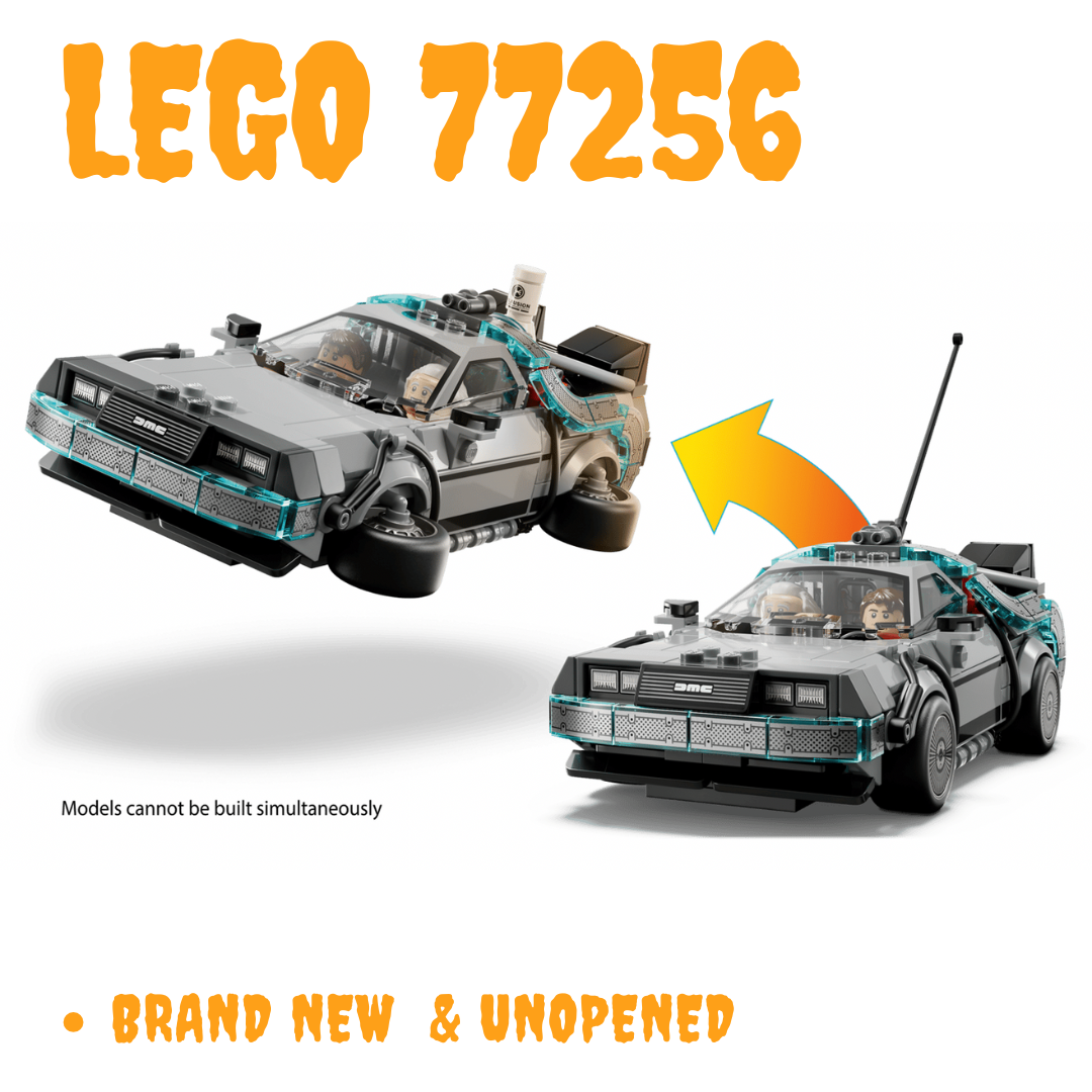 Lego Unisex Orange/Brown Speed Champions Time Machine From Back To The Future 77256 - Image 16