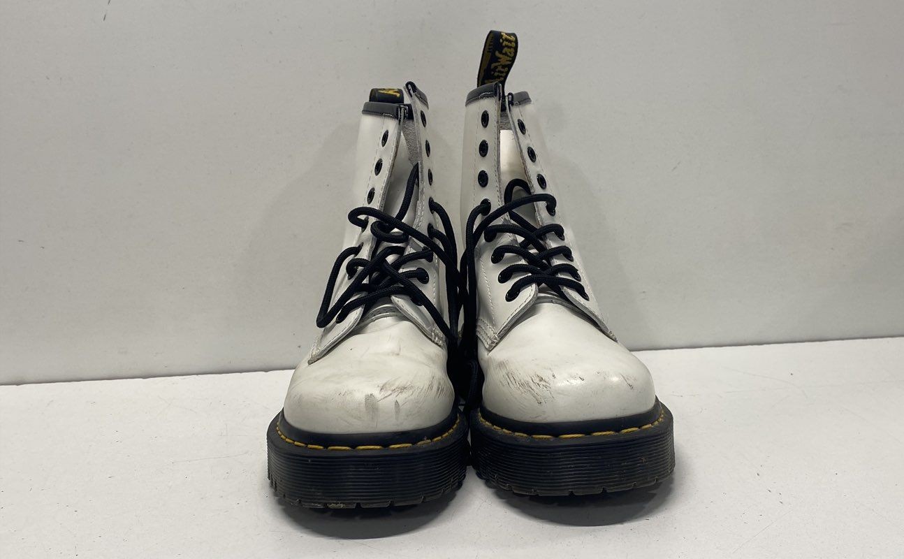 Dr. Martens White Solid Combat Boot Men 6 - image 2