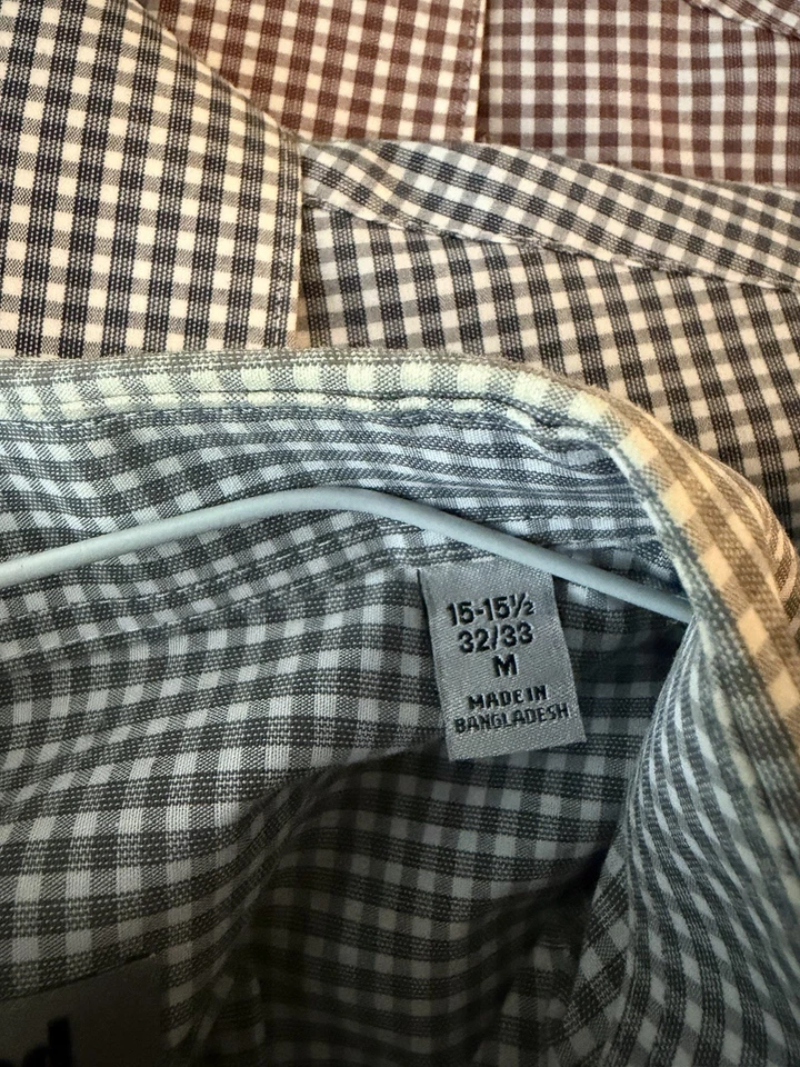Juego de 5 - Camisa de vestir Kenneth Cole no listada para hombre M calce ajustado (15-15,5 32/33) Foto 3 de 4