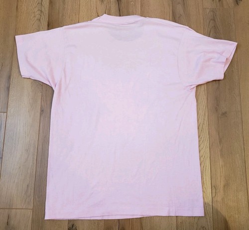 Herren M 1986 Sumner, Maine Schwein Braten lustige Grafik Einzelnaht rosa T-Shirt USA - Bild 7 von 9