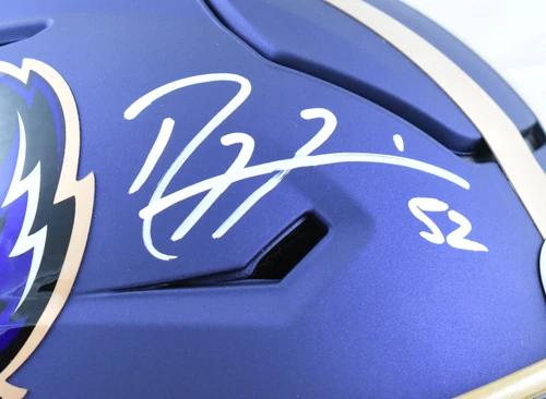 Ray Lewis Signed Baltimore Ravens F/S ALT 24 Speed Flex Helmet - Beckett W Holo - Picture 2 of 5