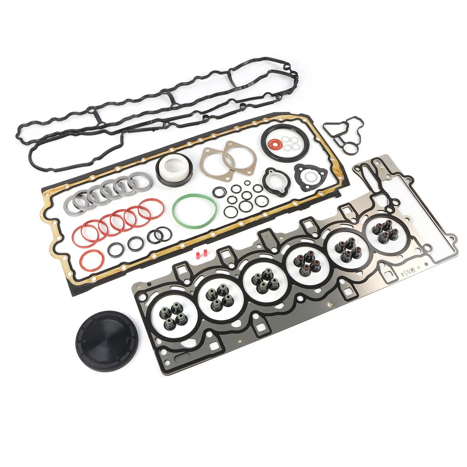 Juego de sellos de junta de motor N54 y pernos de cabeza para BMW 335i Z4 135i N54B30A 3,0 L Foto 4 de 4