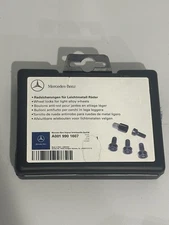 OEM MERCEDES-BENZ A001 990 1607 OEM WHEEL LOCK LUG NUT BLACK SHORT A0019901607
