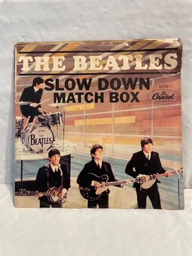 The Beatles Matchbox / Slow Down 45 + Pic Sleeve Capitol 5255