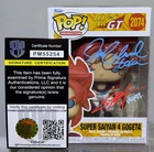 DragonBall GT Anime Super Saiyan 4 Gogeta SSGSS #2074 Dual Signed Funko Pop COA