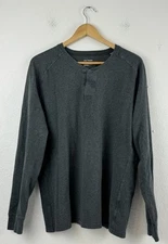 Arc'teryx Sirrus Henley Shirt XL Gray Men's Long Sleeve Outdoor Snap