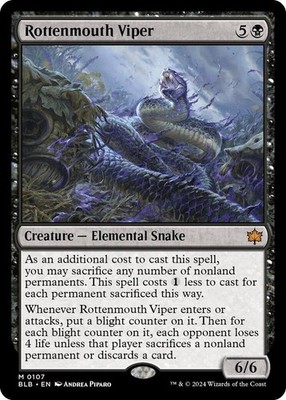 1x Rottenmouth Viper - Bloomburrow - NM  -  MTG