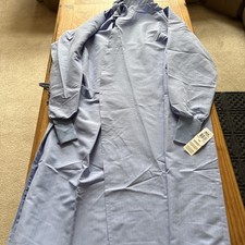 Vestido médico procedimiento tela, vestido lavable reutilizable, manga larga y puño elástico