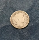 1909 O BARBER SILVER DIME  *VERY GOOD DETAILS*