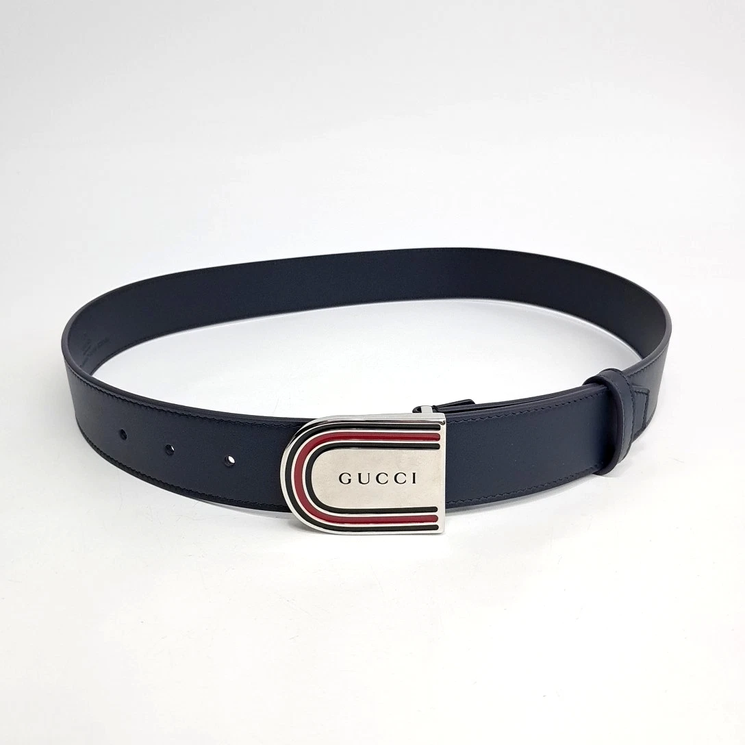 Gucci Leather Blue Belts for Men for sale | eBay