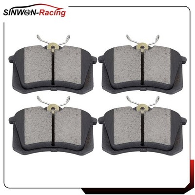 Rear Ceramic Brake Pads For VW Jetta Beetle Passat Golf Audi A3 A4 Quattro V6