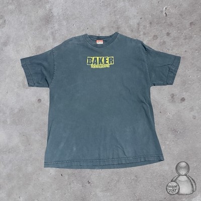 Vintage BAKER SKATEBOARDS Shirt XL OG 2003 Danger Logo Birdhouse Reynolds Skate