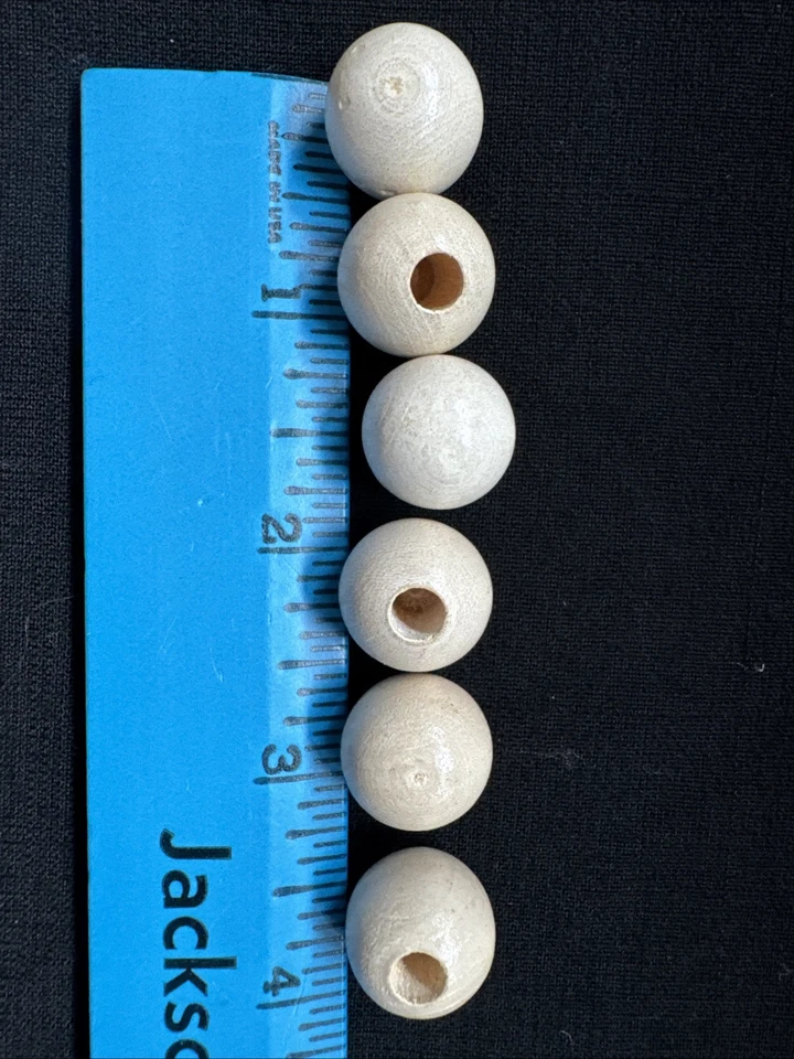 Lot of Wooden Blocks Shapes Beads Cars Trucks Trees Train for Playskool Pegboard - Image 4 of 4