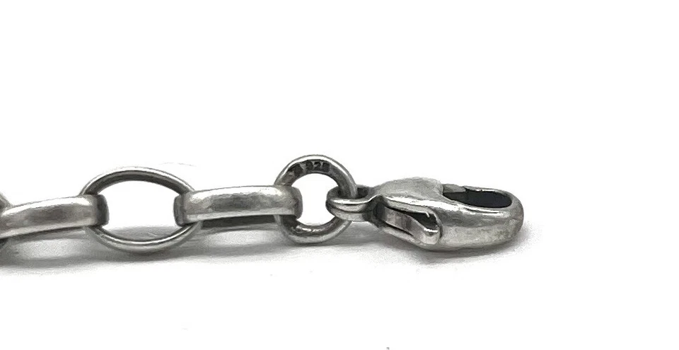 925/- Silber Charm Armband, Thomas Sabo, simulierten Diamanten, 20 cm lang, - Bild 3 von 3