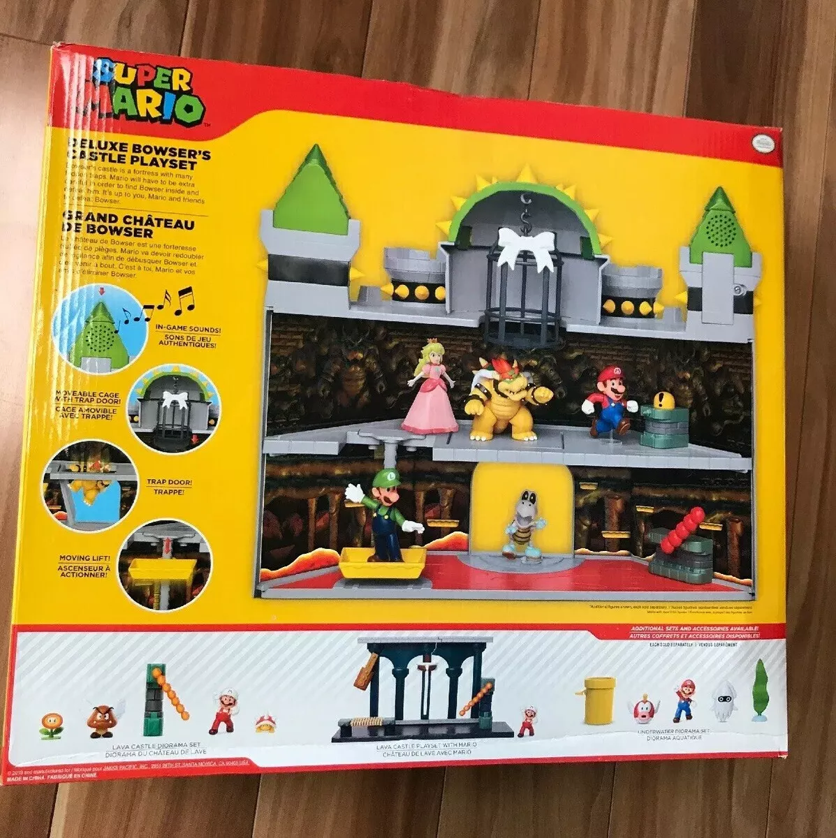 Playset Nintendo Mario Château de Bowser Deluxe - Dioramas - Achat & prix