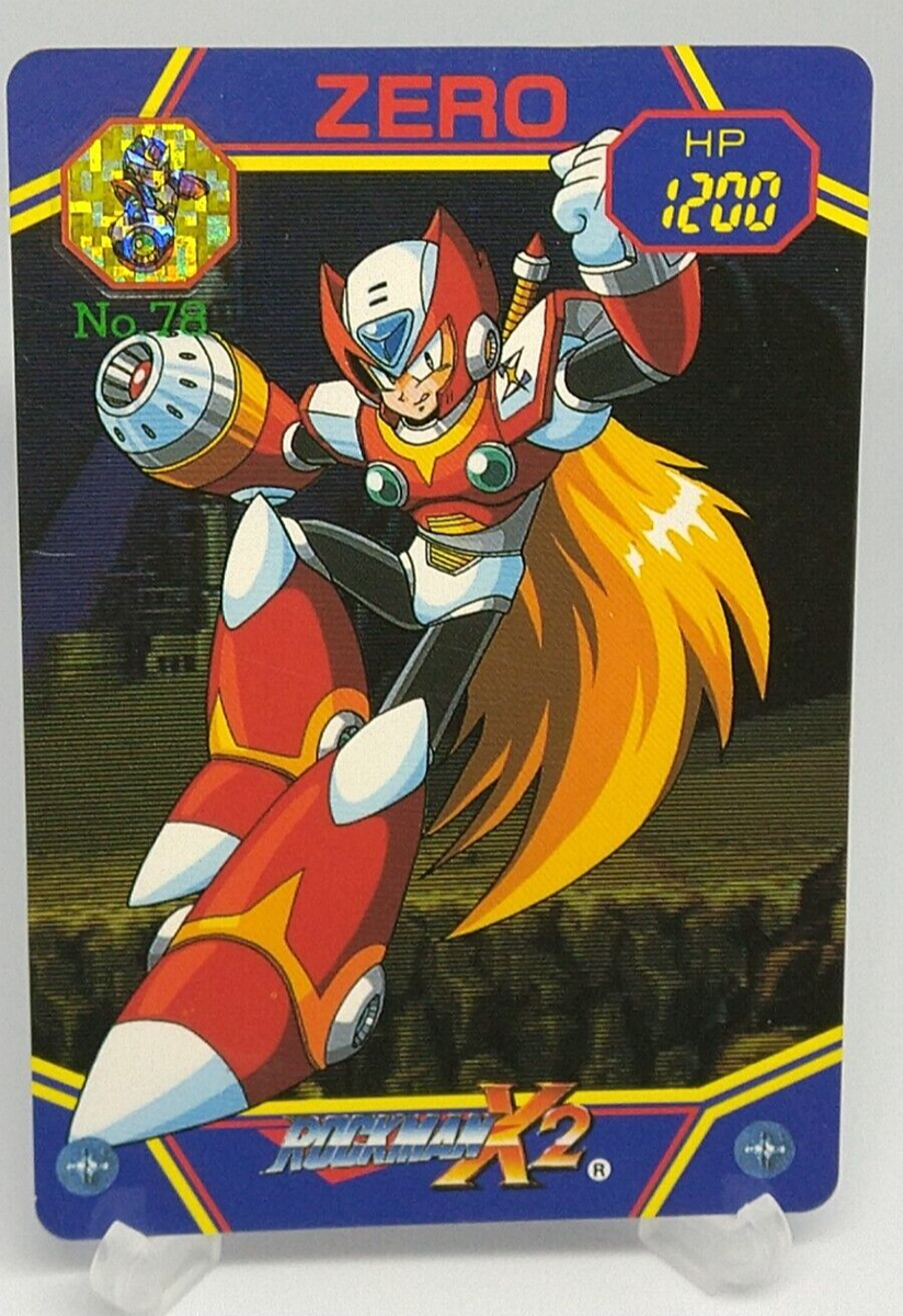 Mega Man X2 Rockman X2 Zero Bandai Carddass No.78 Japanese Retro