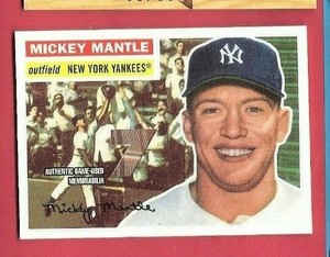 mickey mantle jersey card