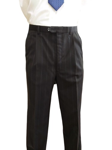 Men's Classic Suit in Pure Virgin Wool by Hot Italian Designers 90s Style 'n HiQ - Picture 10 of 52