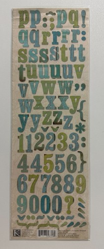 K & Company 12x12 Scrapbook Kit-Variations-Sea Glass, Baby Boy, Poppy Seed, More - Picture 27 of 84