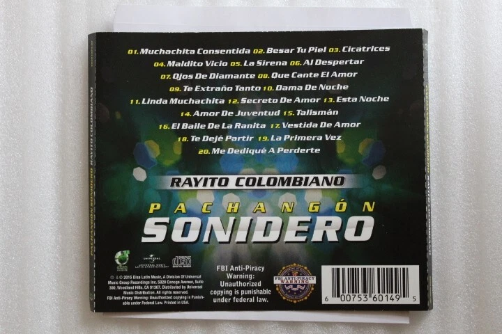 Pachangon Sonidero - Rayito Colombiano CD - Image 2 of 3