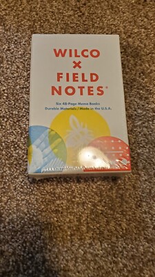 SEALED Field Notes WILCO 6 BOOK SET!!!