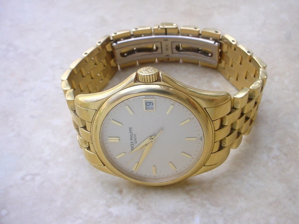 Patek Philippe Calatrava 5127/1J ouro 18K. Uau com pulseira de ouro 18K! - Imagem 3 de 4