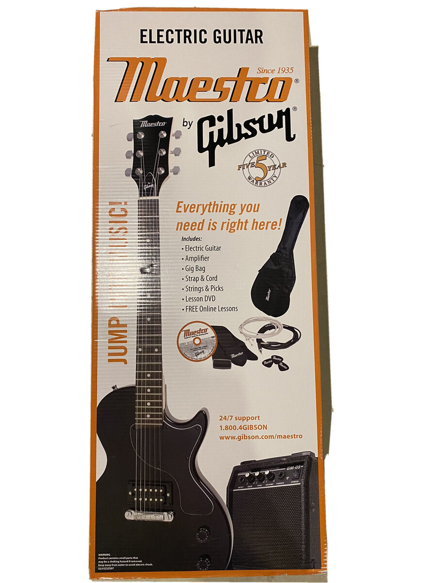 GIBSON Maestro Electric Guitar Set With Bonus Flip Tuner GIBSON Maestro Electric Guitar Set With Bonus Flip Tuner