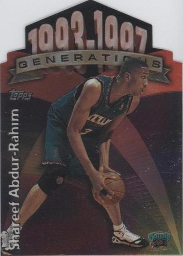 1997-98 SkyBox Z-Force #53 Shareef Abdur-Rahim Force - Rave #/399 