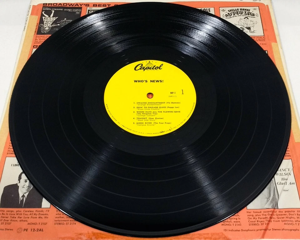 "Who's News!" Top Hits Top Stars Mono LA 1962 NP2 NP1 LP Vinyl Record Jazz Album - Image 3 of 4