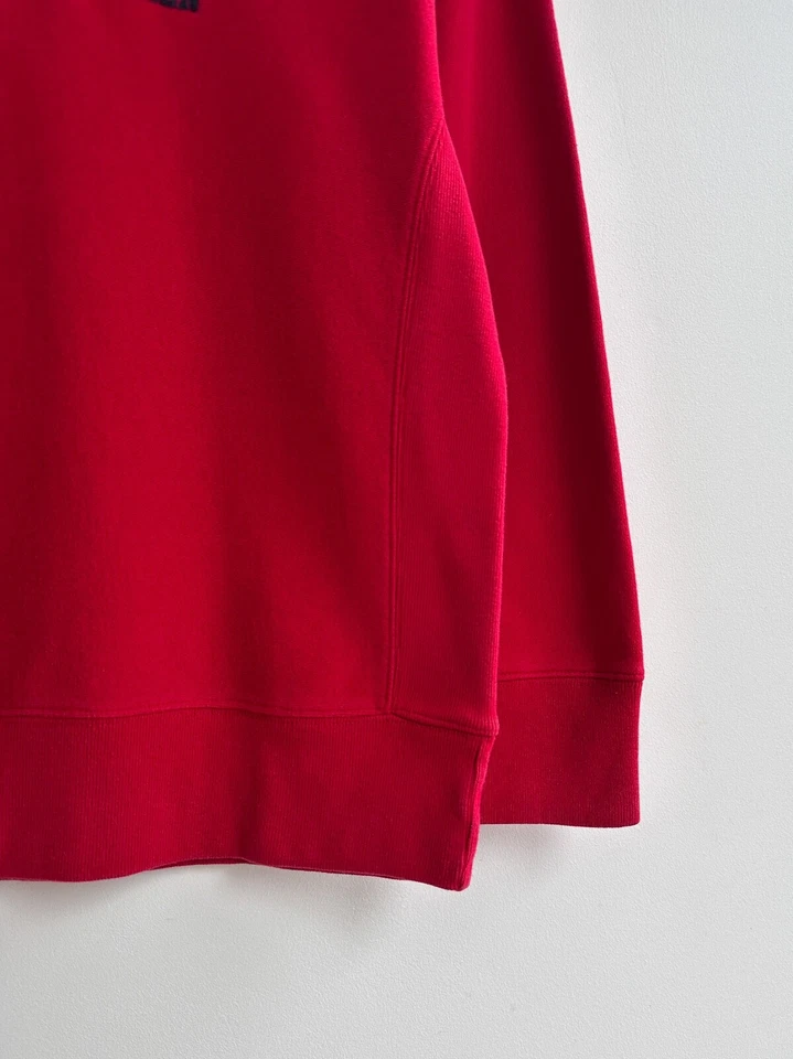 Suéter pulôver vintage polo jeans Ralph Lauren vermelho tamanho M feminino - Imagem 4 de 4