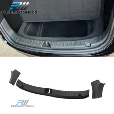 Fits 20-23 Tesla Model Y Black Rear Trunk Bumper Sill Guard Cover Trim Protector