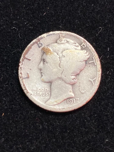 1917 P Dime - Good - MD-17P-03