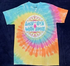 Lyrics By Lennon & McCartney Lucy In The Sky With Diamonds  T-Shirt MD,LG,XL