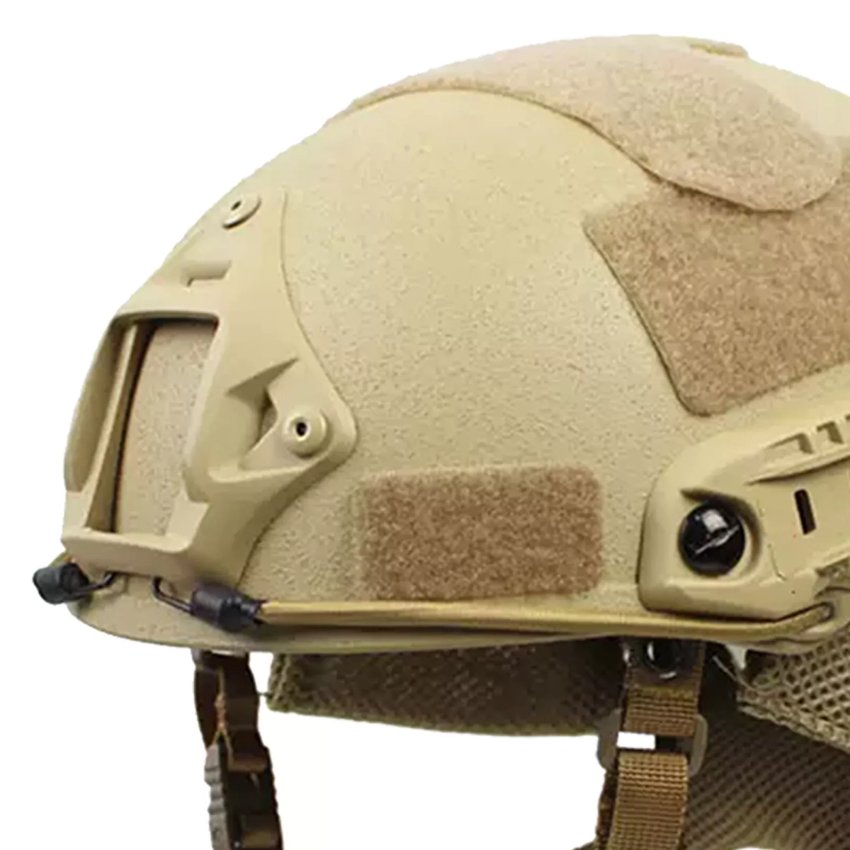 Matrix MICH 2000 Fiberglass Airsoft Helmet w/ NVG Mount & Side