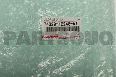 743201E240A1 Genuine Toyota VISOR ASSY, LH 74320-1E240-A1 | eBay